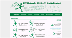 Desktop Screenshot of eintracht-stadtallendorf.de