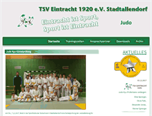 Tablet Screenshot of judo.eintracht-stadtallendorf.de